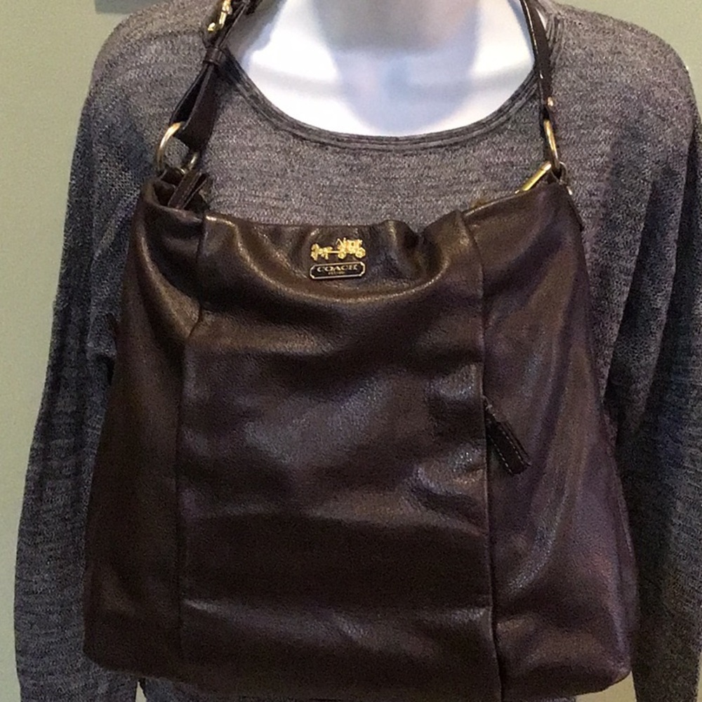 COACH MADISON ISABELLE LEATHER BAG.